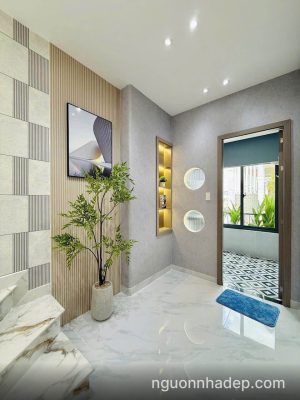 Bán nhà 3 tầng hẻm xe hơi sau căn mặt tiền Lê Văn Thọ 5.2 x 9m 3 PN 3 WC sân thượng siêu rộng