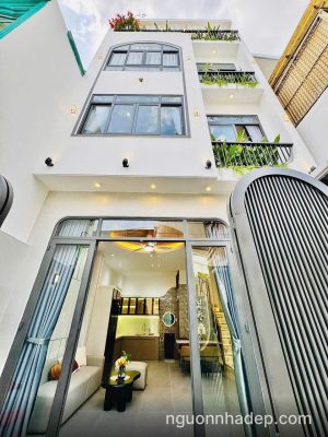 Bán nhà 3 tầng hẻm xe hơi sau căn mặt tiền Lê Văn Thọ 5.2 x 9m 3 PN 3 WC sân thượng siêu rộng