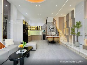 Bán nhà 3 tầng hẻm xe hơi sau căn mặt tiền Lê Văn Thọ 5.2 x 9m 3 PN 3 WC sân thượng siêu rộng