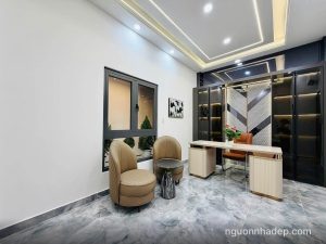 Bán gấp siêu phẩm xây mới cạnh Emart Phan Huy Ích, hẻm ô tô, 58.3m2, ngang 5m rất rộng, tặng full nội thất