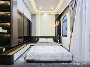 Bán gấp siêu phẩm xây mới cạnh Emart Phan Huy Ích, hẻm ô tô, 58.3m2, ngang 5m rất rộng, tặng full nội thất