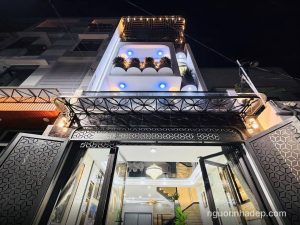 Bán gấp siêu phẩm xây mới cạnh Emart Phan Huy Ích, hẻm ô tô, 58.3m2, ngang 5m rất rộng, tặng full nội thất