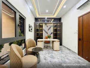 Bán gấp siêu phẩm xây mới cạnh Emart Phan Huy Ích, hẻm ô tô, 58.3m2, ngang 5m rất rộng, tặng full nội thất