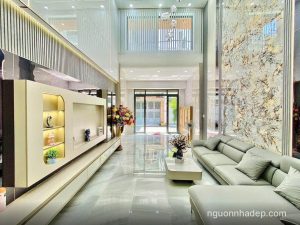 Nhà xây mới 100% đường Lê Văn Thọ xe hơi đậu trong nhà, vị trí siêu đẹp công năng đầy đủ, nội thất cao cấp