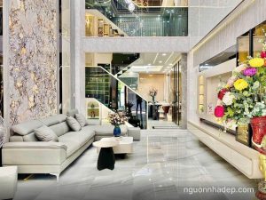 Nhà xây mới 100% đường Lê Văn Thọ xe hơi đậu trong nhà, vị trí siêu đẹp công năng đầy đủ, nội thất cao cấp