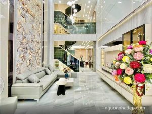 Nhà xây mới 100% đường Lê Văn Thọ xe hơi đậu trong nhà, vị trí siêu đẹp công năng đầy đủ, nội thất cao cấp