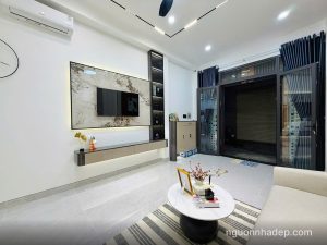 Nhà mới siêu đẹp hẻm xe hơi gần Emart Phan Huy Ích SHR hoàn công đầy đủ, full tiện ích