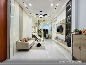 Nhà mới siêu đẹp hẻm xe hơi gần Emart Phan Huy Ích SHR hoàn công đầy đủ, full tiện ích