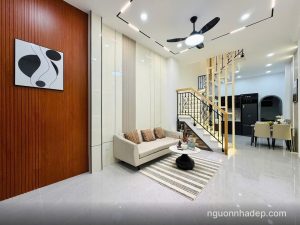 Nhà mới siêu đẹp hẻm xe hơi gần Emart Phan Huy Ích SHR hoàn công đầy đủ, full tiện ích