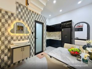 Nhà mới siêu đẹp hẻm xe hơi gần Emart Phan Huy Ích SHR hoàn công đầy đủ, full tiện ích