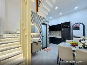 Nhà mới siêu đẹp hẻm xe hơi gần Emart Phan Huy Ích SHR hoàn công đầy đủ, full tiện ích