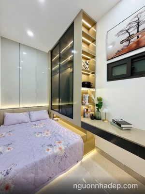 Nhà mới siêu đẹp hẻm xe hơi gần Emart Phan Huy Ích SHR hoàn công đầy đủ, full tiện ích