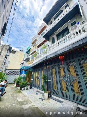 Nhà đẹp xây mới 100% gần Quang Trung, P14 Gò Vấp, 3 tầng 3PN 3WC sân trước nhà 5m